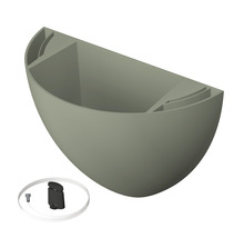 Halfronde plantenbak met ophanging