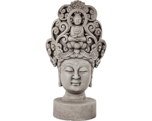 ELITE Boeddha oriental grijs 26x19x47 cm