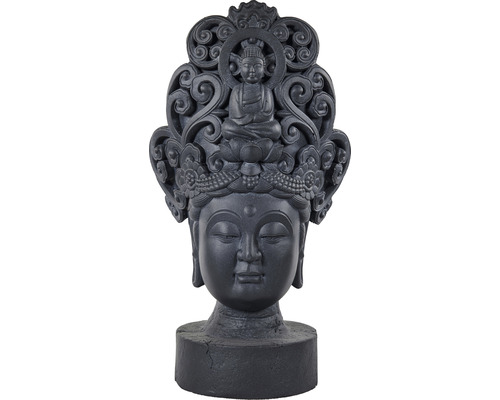 ELITE Boeddha oriental antraciet 20x17x36 cm