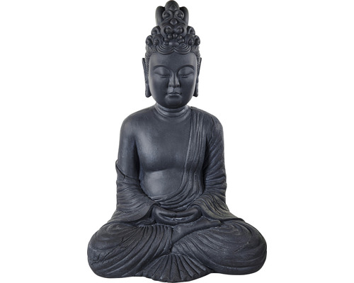 ELITE Boeddha oriental antraciet 38x29x56 cm