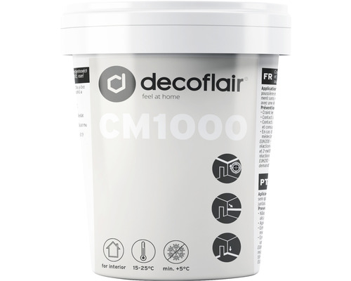 DECOFLAIR Lijm CM 1000 voor polystyreen 1 kg Decoflair CM1000 montagekit voor binnen in een emmer