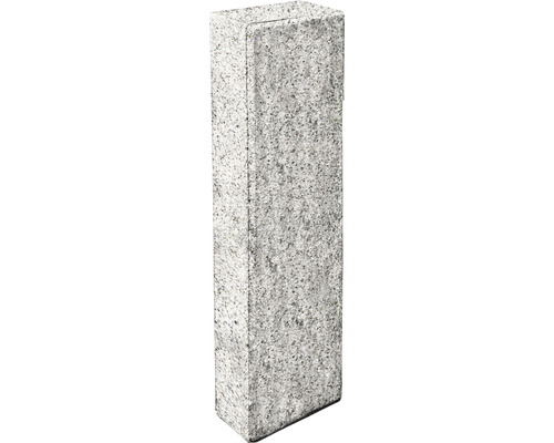 DIEPHAUS Palissade iMount Corner graniet, 20x8x60 cm Rechthoekige granieten zuil voor buiten