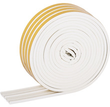 FIX-O-MOLL Premium rubber tochtband E zelfklevend wit 9 mm x 18 m