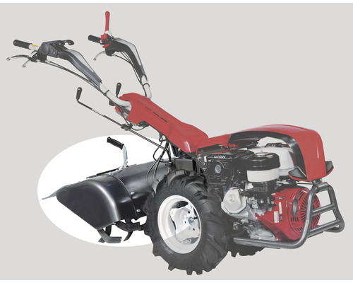 Motorfrees met spatbord en motor