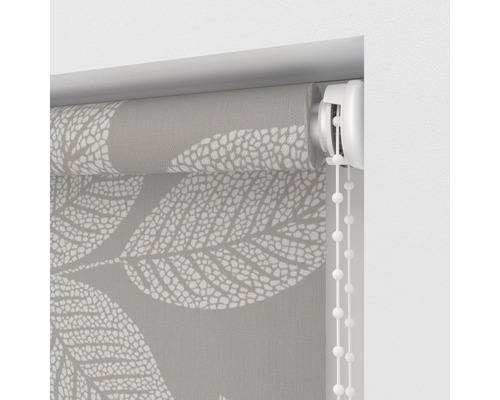 Rolgordijn met bladerpatroon voor raam