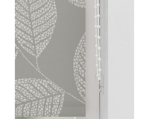 Rolgordijn met bladerpatroon voor raam
