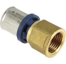 Persfitting met binnendraad van messing, geschikt voor sanitair en verwarming