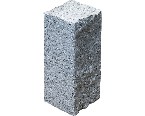 LUSIT Palissade natura ambiente grijs 15 x 16 x 40 cm Grijze straatsteen