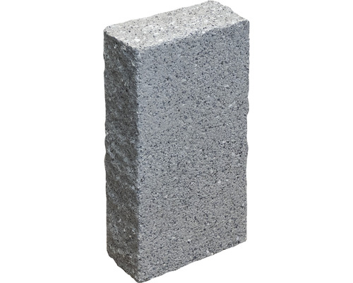 LUSIT Palissade natura trend grijs 25 x 12,5 x 52,5 cm Grijs betonnen straatsteen
