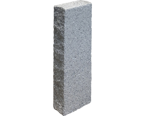 Grijze betonnen muursteen