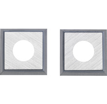 Twee vierkante stopcontactframes