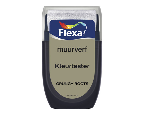 FLEXA Muurverf kleurtester Grungy Roots 30 ml
