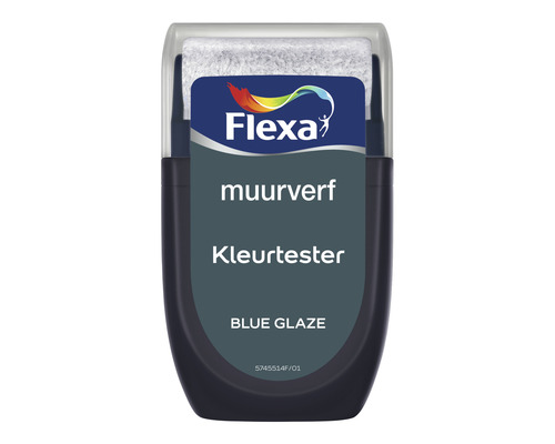 FLEXA Muurverf kleurtester Blue Glaze 30 ml