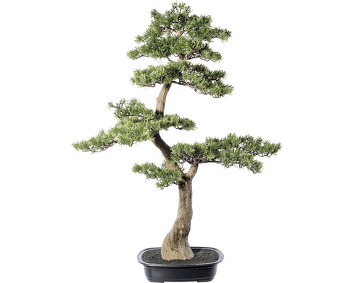 Kunstplant Bonsai ceder groen in schaal H 100 cm