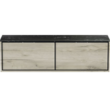 SANOX Badkamermeubelset Loft met wastafelblad 47x161x46 cm craft oak