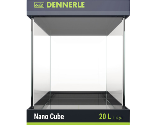 DENNERLE Aquarium Nano Cube 20 L, 26,5x26,5x31 cm