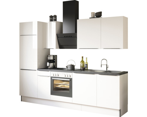 OPTIFIT Keukenblok met apparatuur Arvid986 wit mat 270x60 cm