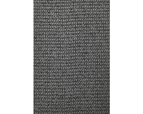 Tapijt bouclé Tulsa antraciet 400 cm Close-up van een grijs tapijt