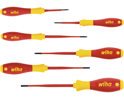 Set van zes Wiha fijnmechanische schroevendraaiers