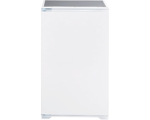 Witte vriezer met platte vooraanzicht