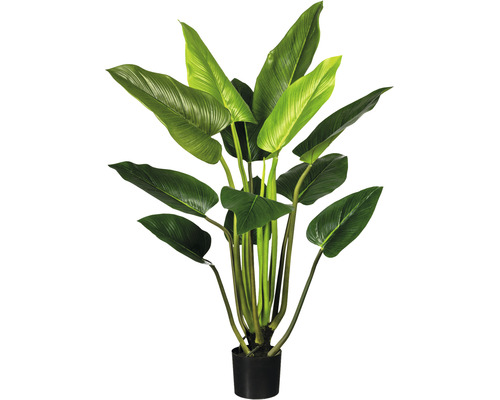 Kunstplant Philodendron groen in pot H 130 cm