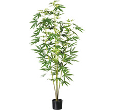 Kunstmatige hennepplant in pot