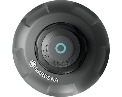 Gardena Logo en regelaar voor gazonsproeier