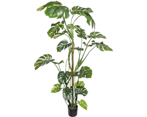 Kunstplant Splitblad philodendron groen in pot H 180 cm