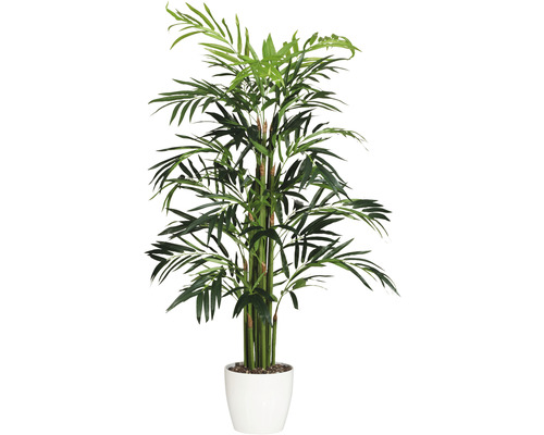 Kunstplant Bamboepalm groen in pot H 100 cm