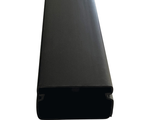 Kabelgoot Pro Met Bodemgaten - 2 Meter 80x40 Mm - Zwart - Kabelmanagement PVC