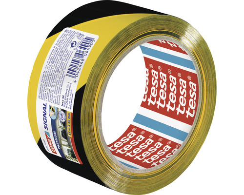 Tesa Signal Premium waarschuwingsmarkeringstape 66 meter bij 50 millimeter