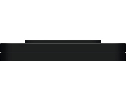 Zwart haltergewicht van metaal.