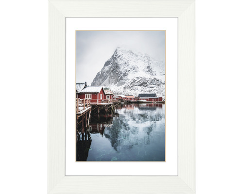 HAMA Fotolijst Oslo hout wit 10x15 cm
