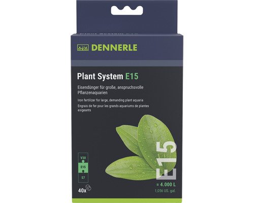 DENNERLE Aquariumplantenmest Plant system E15 40 st