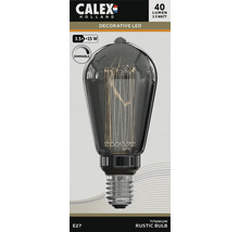 CALEX LED filament lamp Crown E27/3,5W ST64 warmwit titanium