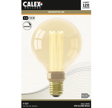CALEX LED filament lamp Crown E27/3,5W G95 warmwit goud