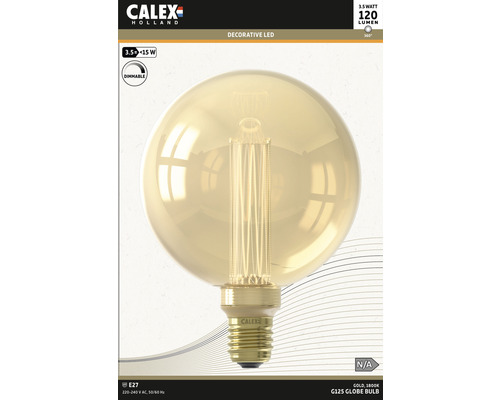 CALEX LED lamp Crown E27/3,5W G125 warmwit goud