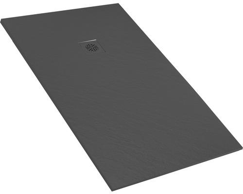 Rechthoekige douchebak met afvoer