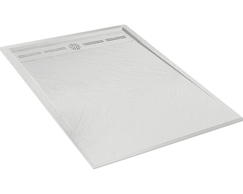 Rechthoekige douchebak van steen