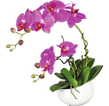 Kunstmatige Phalaenopsis orchidee in pot als decoratie