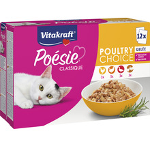 VITAKRAFT Kattenvoer Poésie Classique Choise gevogelte multipack 12 st
