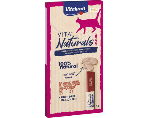 VITAKRAFT Kattensnack Naturals liquid rund 5 st