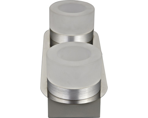 Dubbele tandenborstelhouder van glas en metaal