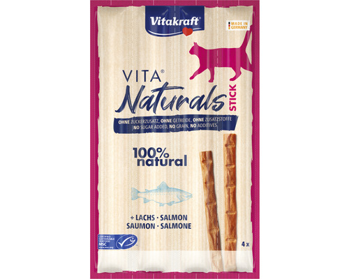 VITAKRAFT Kattensnack Naturals liquid zalm 4 st