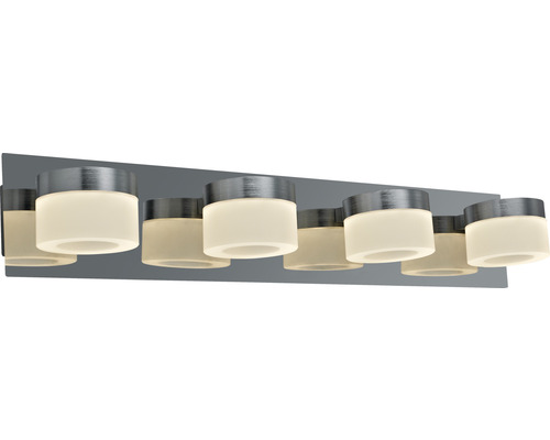 Meerarmige badkamerlamp met glazen cilinders