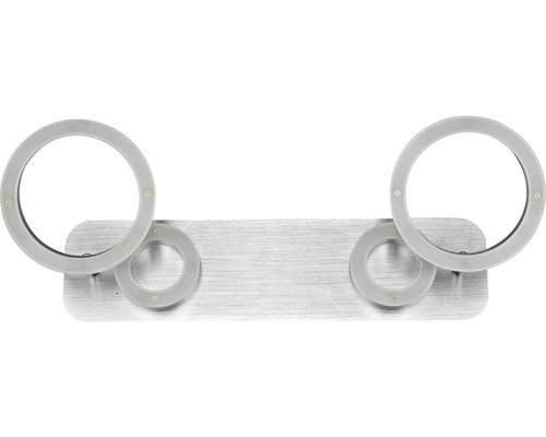 Handdoekhouder met vier ringen voor wandmontage