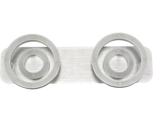 Dubbele handdoekhouder met ringvormige armen