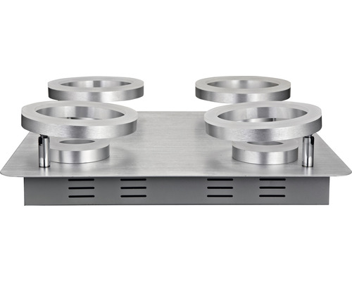 Tafelapparaat met vier ringvormige houders