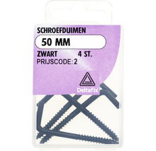 Schroefduimen 50 millimeter, vier stuks