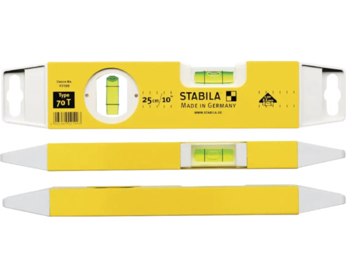 Stabila waterpas, 25 cm lengte
